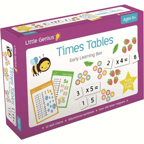 Little Genius: Times Tables Early Learning Box (Ages 6+ Yrs)