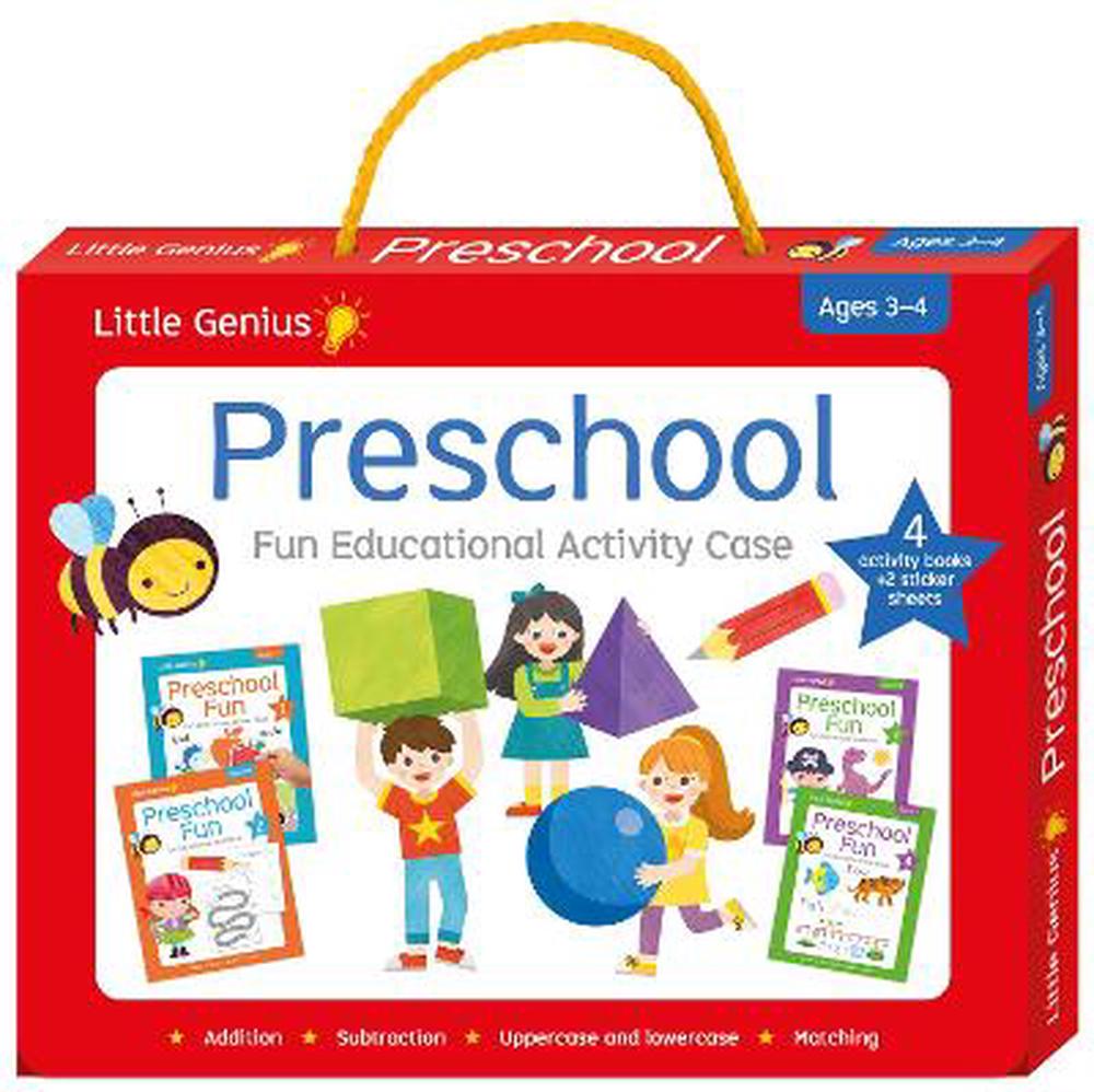 Little Genius: Preschool Fun Educational Activity Case (Ages 3-4)