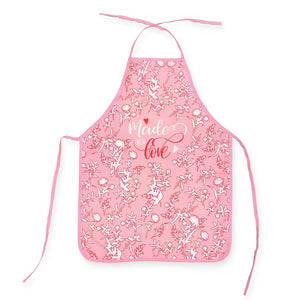 Botanical "Made With Love" Apron - 60cm x 80cm