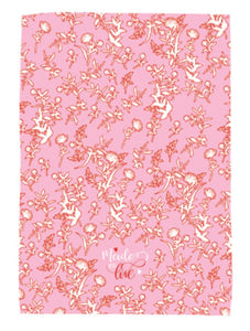 Botanical "Made With Love" Tea Towel - 39cm x 60cm