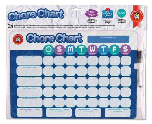 Learning Can Be Fun - Magnetic Reward Chart - Chores