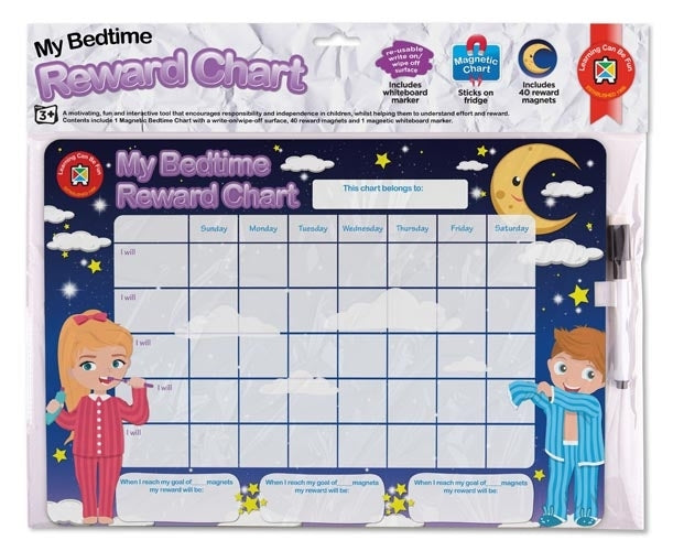 Learning Can Be Fun - Magnetic Reward Chart - My Bedtime