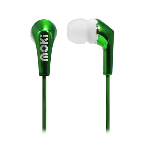 MOKI Metallic Earphones - Green