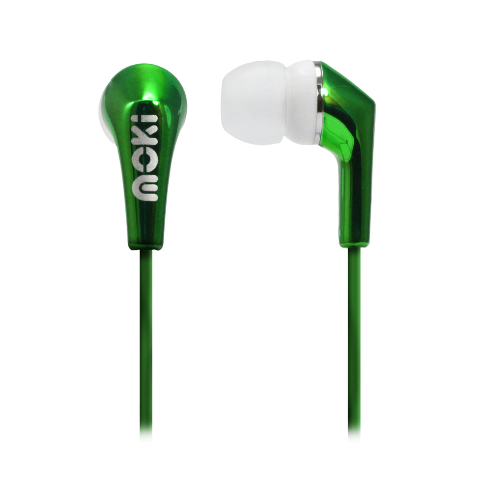 MOKI Metallic Earphones - Green