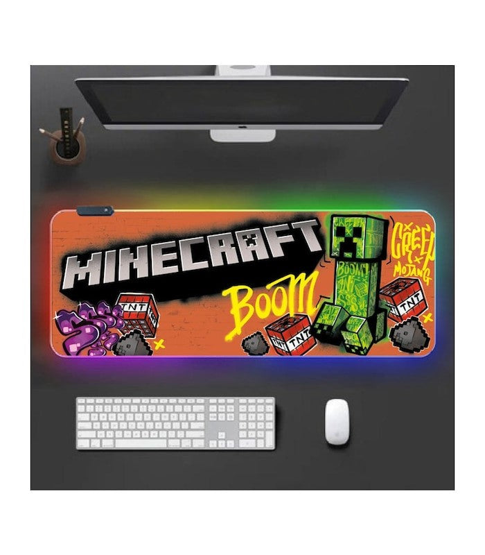 Minecraft Light Up Gaming Mouse Pad Design #3 - Boom – KC's Hidden ...