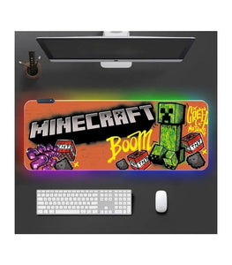 Minecraft Light Up Gaming Mouse Pad Design #3 - Boom