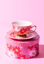 Load image into Gallery viewer, SUDA by design: Miss Pretty Cup &amp; Saucer Set - Pretty Posy