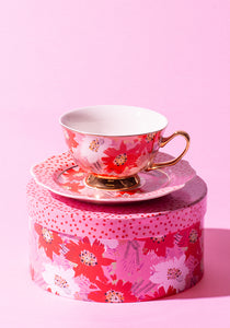 SUDA by design: Miss Pretty Cup & Saucer Set - Pretty Posy