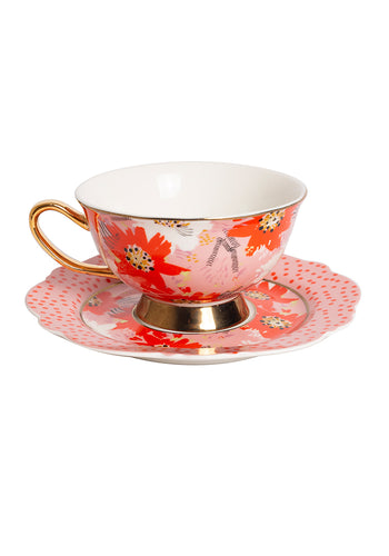 SUDA by design: Miss Pretty Cup & Saucer Set - Pretty Posy