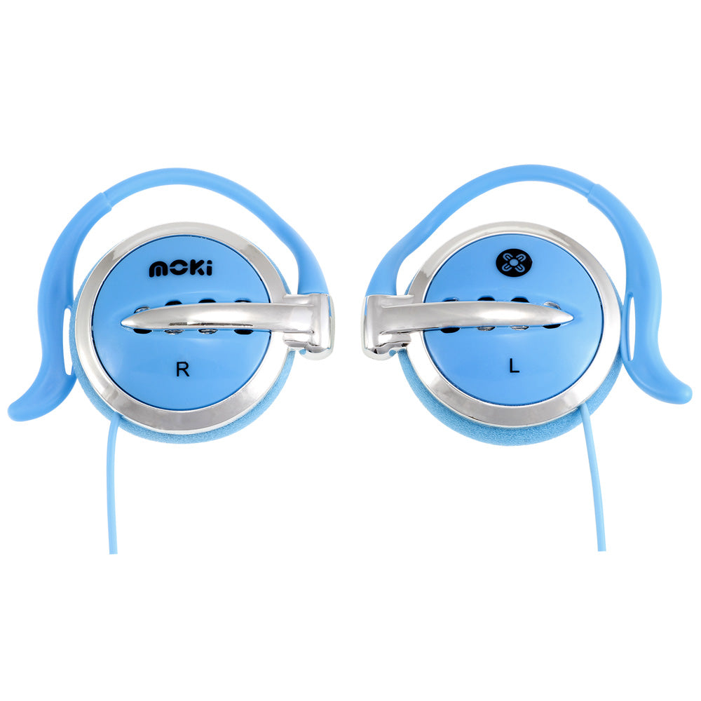 MOKI Clip-On Earphones - Blue