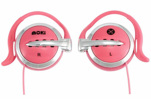 MOKI Clip-On Earphones - Pink (HCOLP)