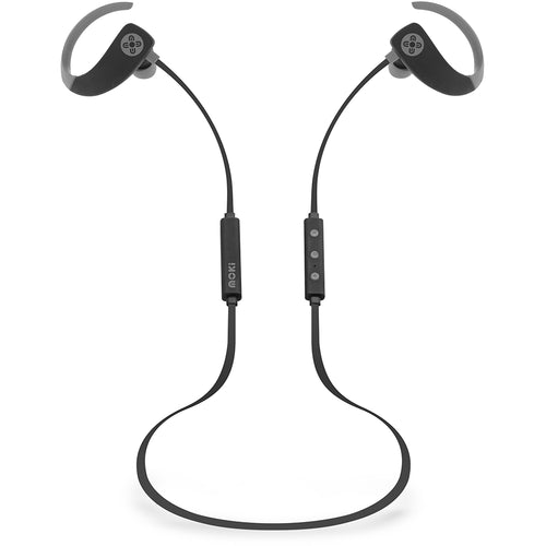 MOKI Octane Bluetooth Earphones - Black/Grey