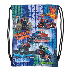 Spencil Sports Drawstring Bag - Monster Truck