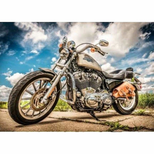5D Full Drill Diamond Art Kit (30cm x 40cm) - Motorcycle
