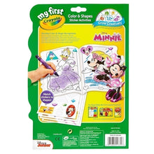 Load image into Gallery viewer, My First Crayola Color &amp; Shapes Sticker Activities - Minnie Mouse