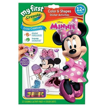 Load image into Gallery viewer, My First Crayola Color &amp; Shapes Sticker Activities - Minnie Mouse