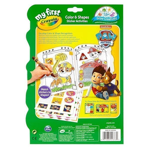 My First Crayola Color & Shapes Sticker Activities - Paw Patrol