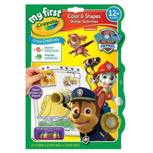 Load image into Gallery viewer, My First Crayola Color &amp; Shapes Sticker Activities - Paw Patrol