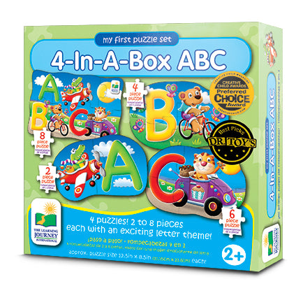 4-In-A-Box ABC Puzzle Set