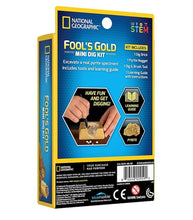 Load image into Gallery viewer, National Geographic Fool&#39;s Gold Mini Dig Kit