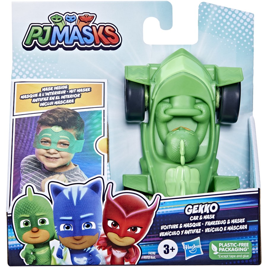 PJ Masks Hero Car and Mask Set - Gekko (Green)
