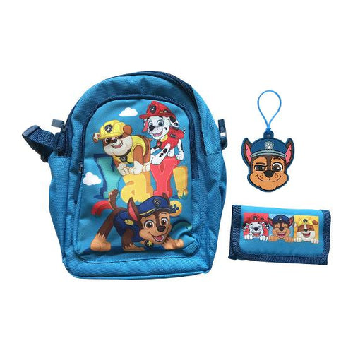 Nickelodeon Paw Patrol Backpack, Wallet & Bag Tag Set