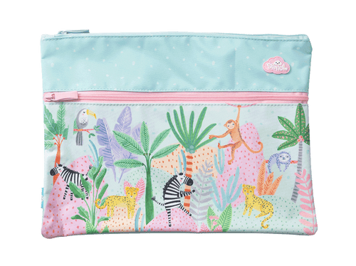 Spencil A4 Twin Zip Pencil Case - Wild Things