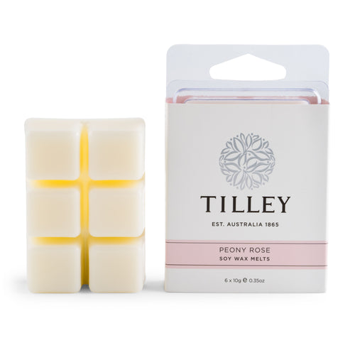 Tilley - Square Soy Wax Melts 60g - Peony Rose