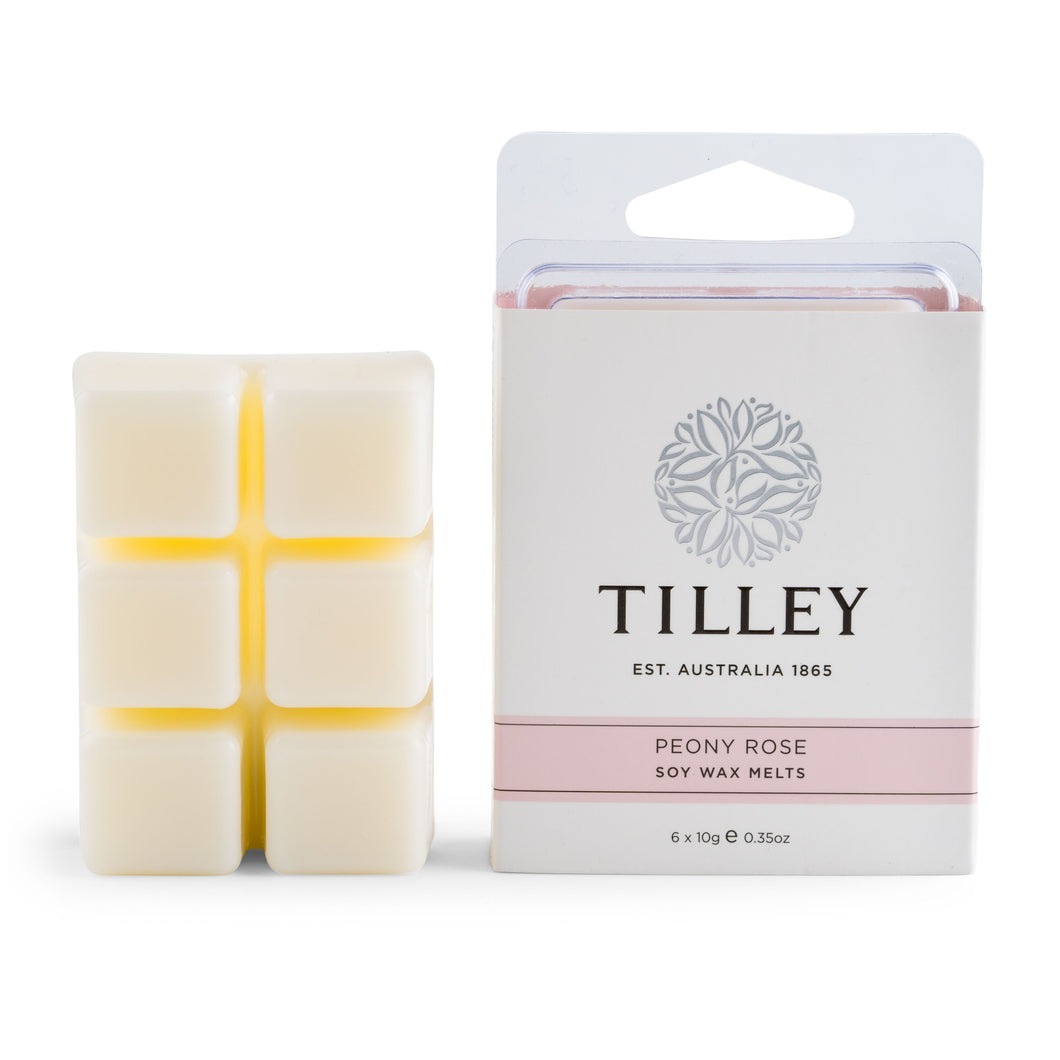 Tilley - Square Soy Wax Melts 60g - Peony Rose