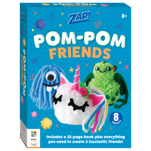 Hinkler: Zap! Pom-Pom Friends Kit