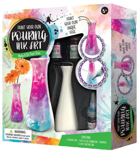 Paint Your Own Pouring Ink Art Kit - Vase