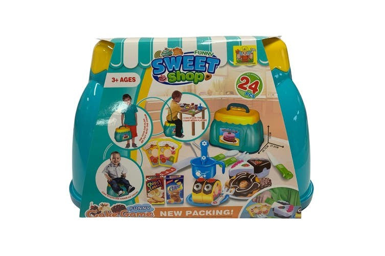 Pretend Play 24Pce Set with Carry Case - Sweet Shop