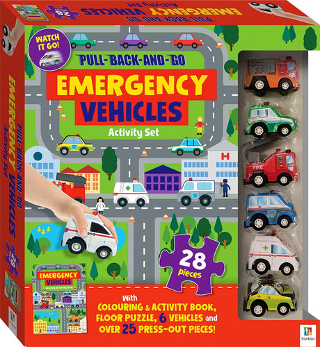 Pull-Back-And-Go Activity Set - Emergency Vehicles