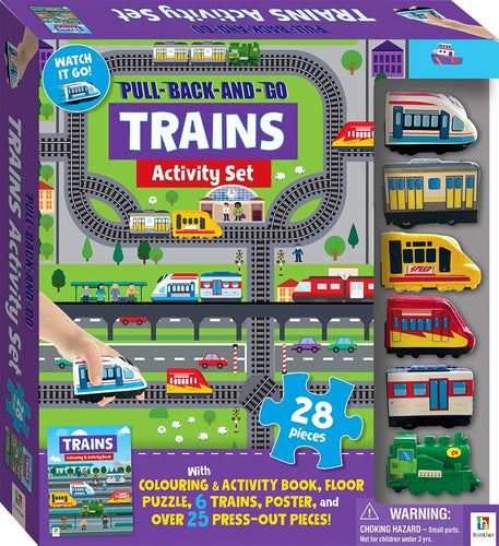 Pull-Back-And-Go Activity Set - Trains