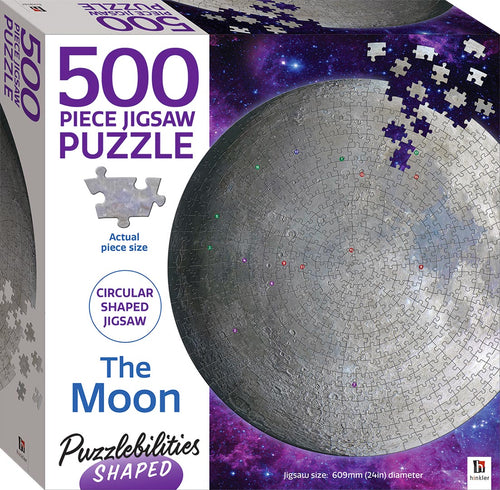 Puzzlebilities Shaped 500pc Jigsaw: The Moon