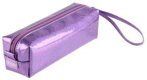 Stylex  Rectangle Pencil Case - Time to Shine - Glitter Purple