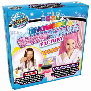 Wild! Science STEM Educational Kits -  Rainbow Bath Salts Factory