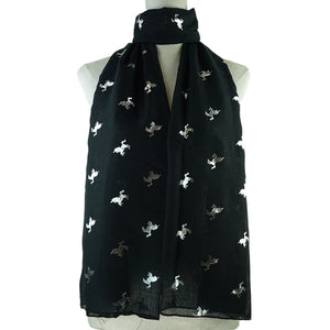 IVYS Metallic Scarf - Black - Unicorns