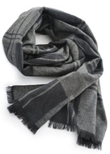 Load image into Gallery viewer, Thomas Cook Unisex Winter Scarf - Black Check