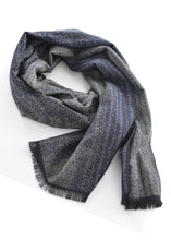 Load image into Gallery viewer, Thomas Cook Unisex Winter Scarf - Navy/Grey