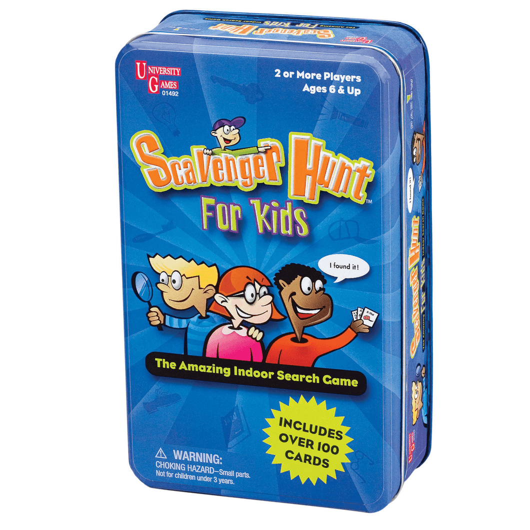 Scavenger Hunt For Kids: The Amazing Indoor Search Novelty Tin Game