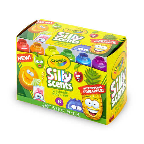 Crayola Silly Scents Washable Kids Paint 6 Pack