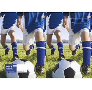 Spencil - 9"x7" Exercise Book Cover - Soccer