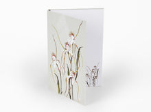 Load image into Gallery viewer, Bell Art - White Collection Notepad - Spider Orchid