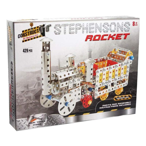 Construct-It DIY Mechanical Kits - 429 Piece - Stephenson's Rocket