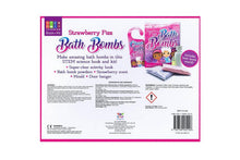 Load image into Gallery viewer, STEM Learning Book &amp; Kit: Strawberry Fizz Bath Bombs