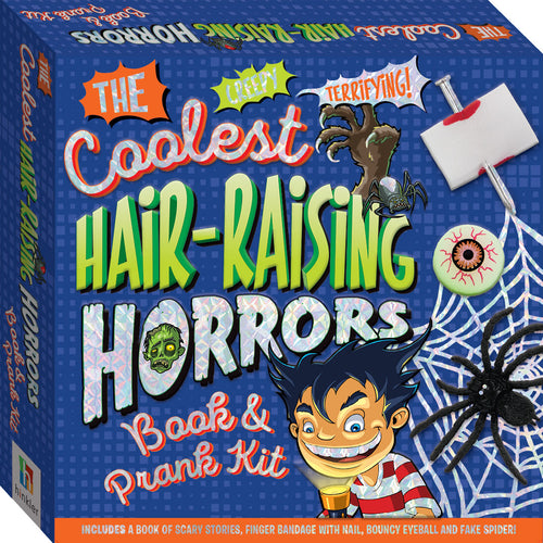 The Coolest Hair-Raising Horrors Book & Prank Kit