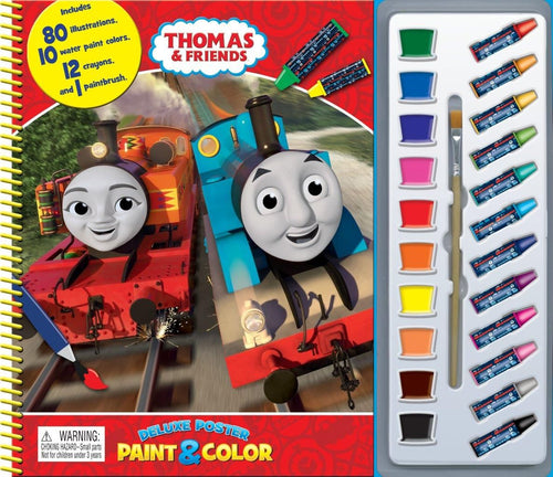 Deluxe Poster Paint & Colour Art Set - Thomas & Friends