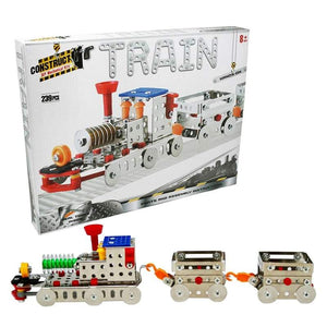 Construct-It DIY Mechanical Kits - 239 Piece - Train
