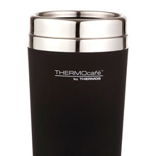 Load image into Gallery viewer, Thermos THERMOcafe Soft Touch Travel Mug 420ml Matte Black